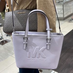 Michael Kors Xs Cryl Conv Tz Tote Lavender Mist Leather